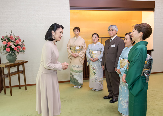 ご接見の様子