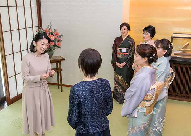 ご接見の様子