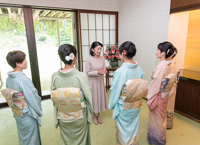 ご接見の様子