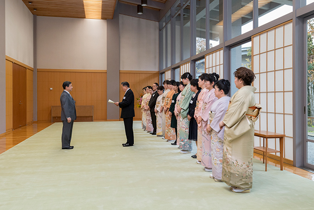 ご接見の様子