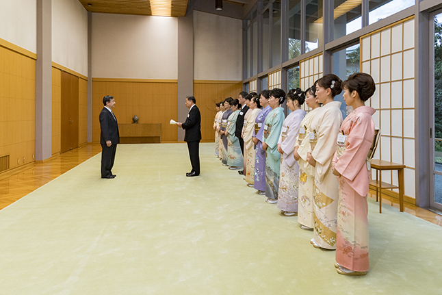 ご接見の様子