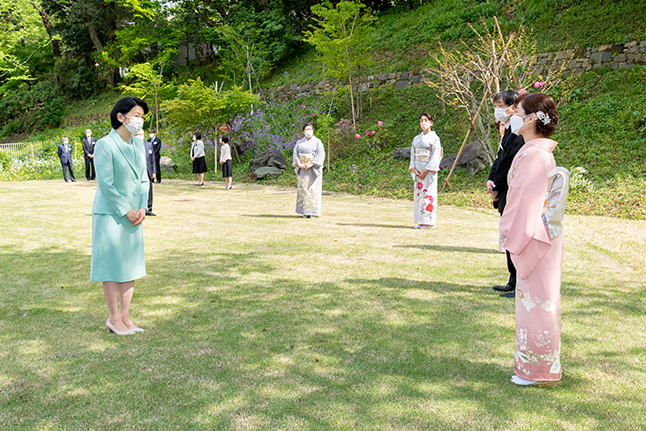 ご接見 写真（懇談近景）