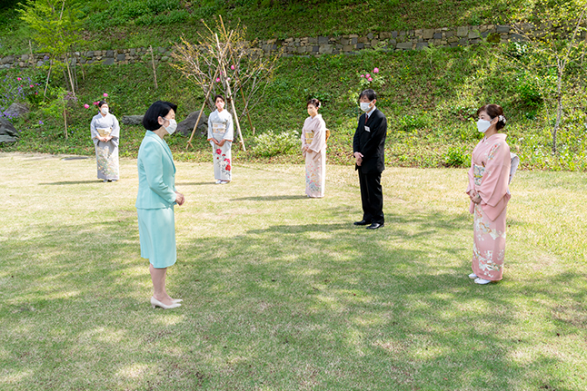 ご接見 写真（懇談遠景）