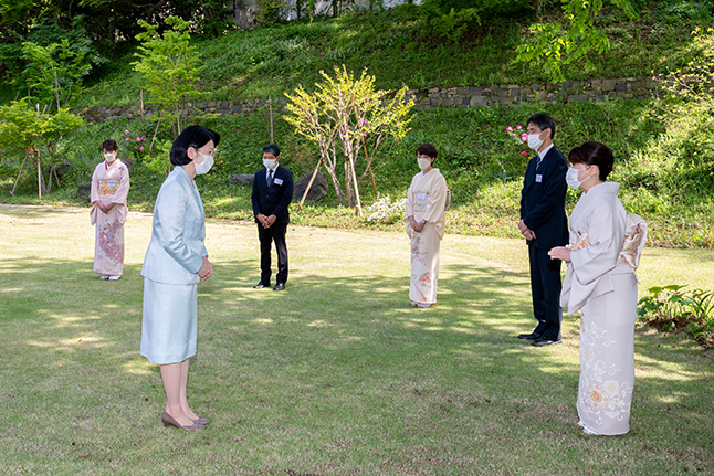 ご接見 写真（懇談近景）