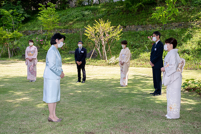 ご接見 写真（懇談遠景）